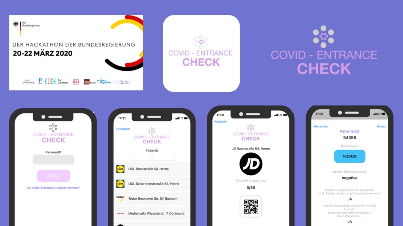 52_Lebensmittel-Matching_Covid Entrance Checker – screenshot 1