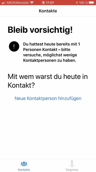 08__CoronaTracking__Kontakt-Buch – screenshot 7