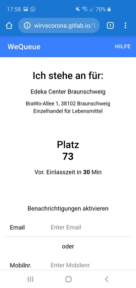 17_771_SupermarktStatus_DigitaleWarteschlange – screenshot 3