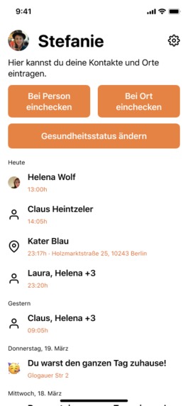 Corona Scout - Jeder kann den Virus stoppen. – screenshot 1