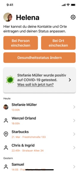 Corona Scout - Jeder kann den Virus stoppen. – screenshot 8