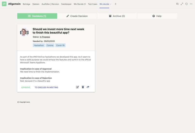 26_Homeoffice_We Decide – screenshot 1