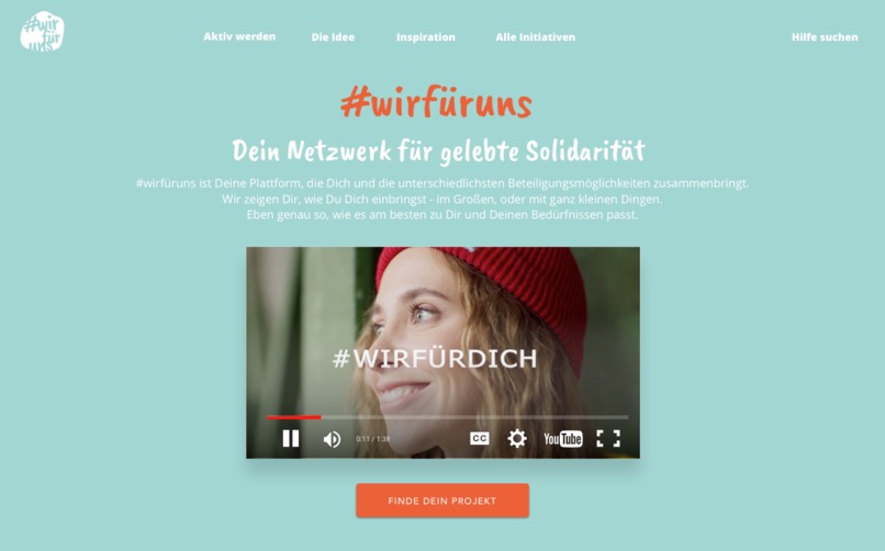 "Wir für Uns": Solidarische Beteiligungsplattform – screenshot 1