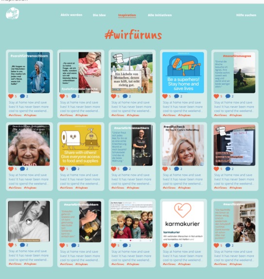"Wir für Uns": Solidarische Beteiligungsplattform – screenshot 2