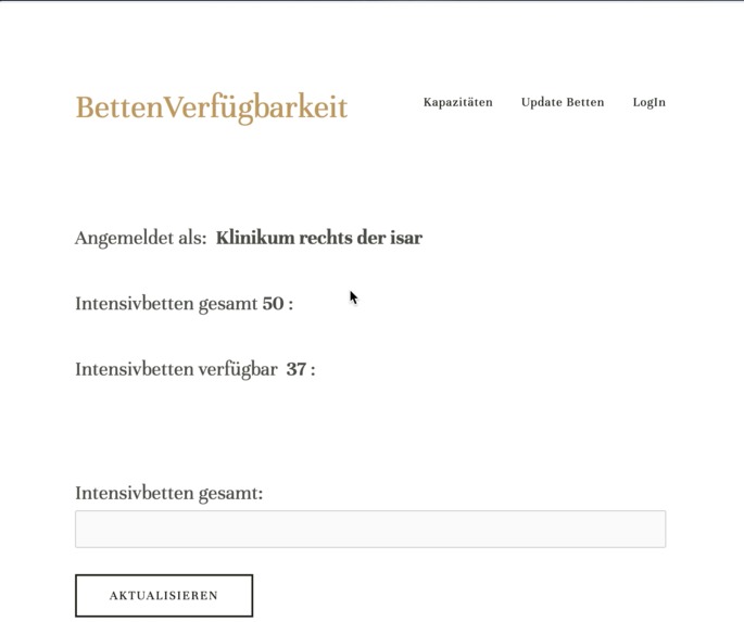 COVIDBed  – screenshot 1