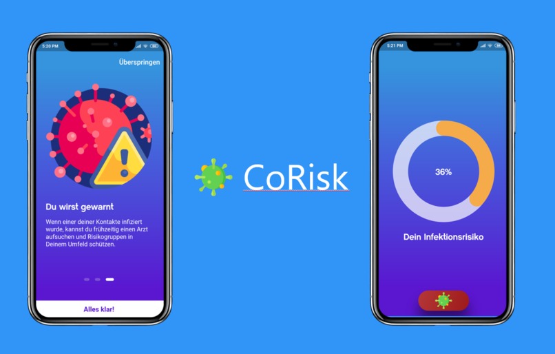 08_CoronaTracking_CoRisk – screenshot 1