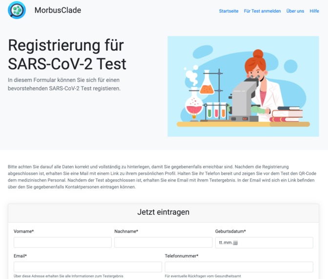 20_139_Corona-Testprozesse_MorbusClade – screenshot 3