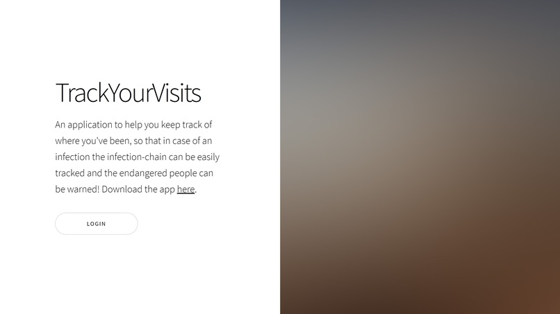 08_CoronaTracking_Track-Your-Visits – screenshot 1