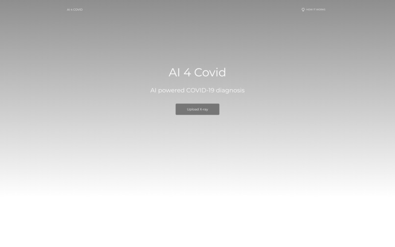 AI_4_COVID – screenshot 1