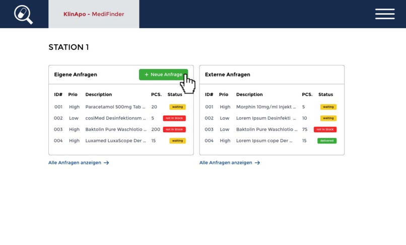 43_Medizinische Versorgung_KlinApo_MediFinder – screenshot 2
