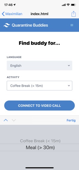 18_mentalhealth_QuarantineBuddies – screenshot 2