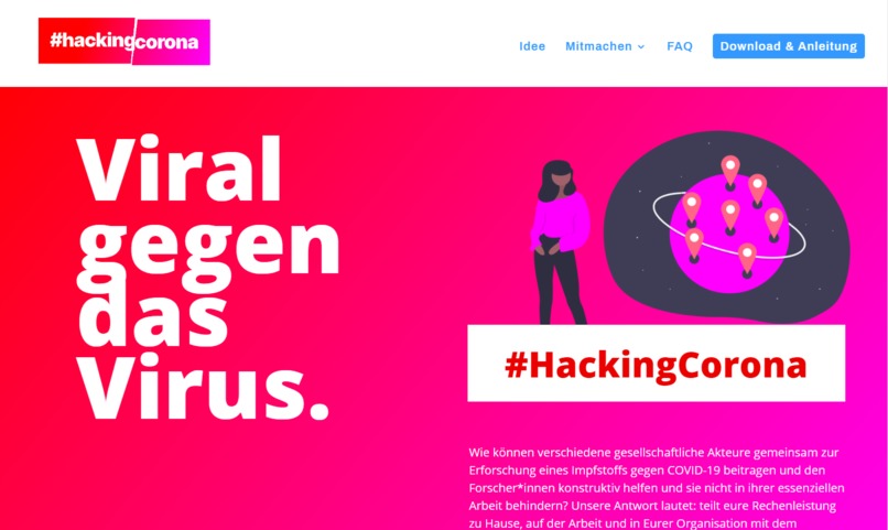 #HackingCorona | Promote the efforts of Folding@Home – screenshot 3