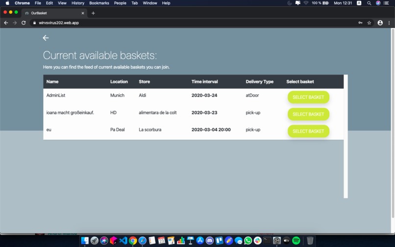 OurBasket – screenshot 5