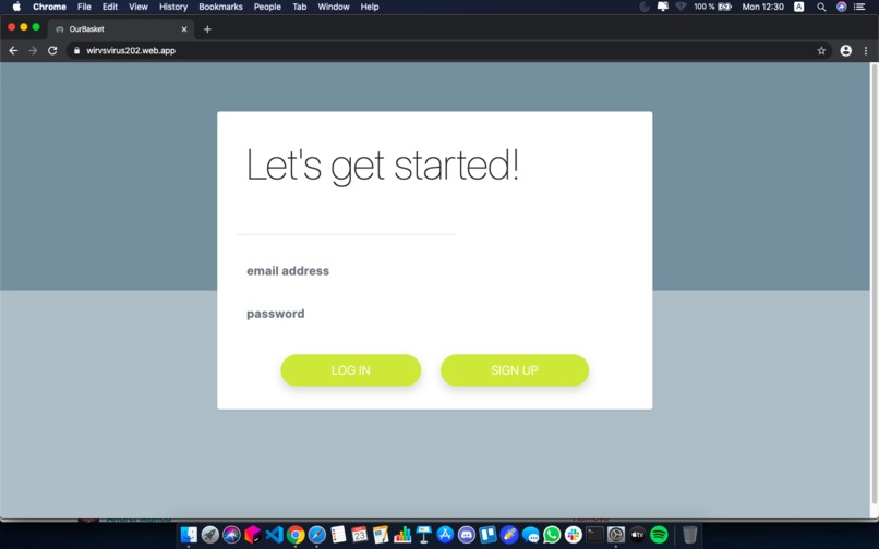 OurBasket – screenshot 1