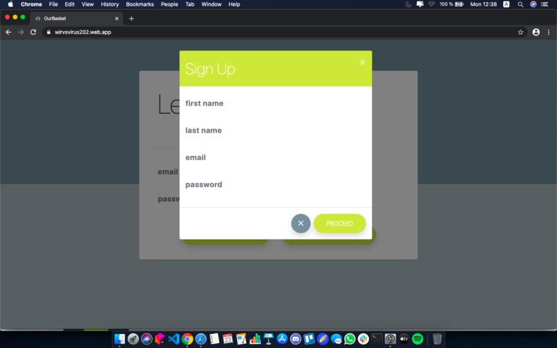OurBasket – screenshot 2