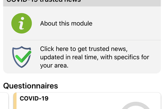 Risk stratification patient dashboard updated by patients 