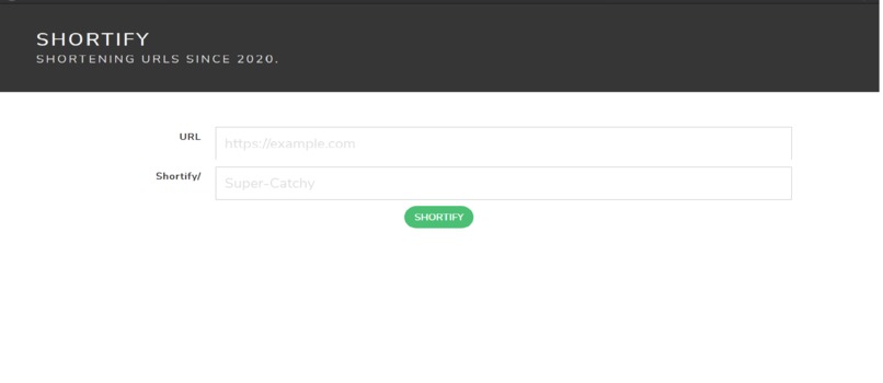 UrlShortner – screenshot 1