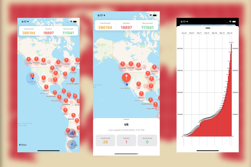 CororaMap – screenshot 1