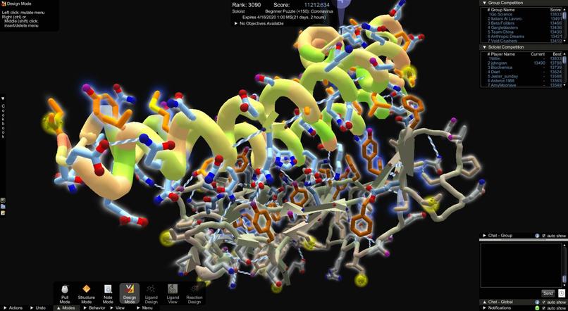 Fighting Covid19 via Fold.it! I stream daily – screenshot 2