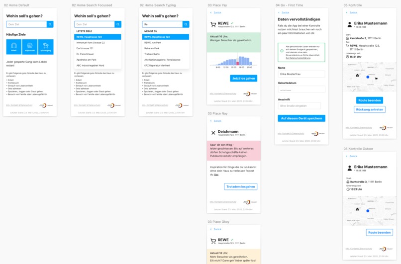 12_Social Distancing_Corona Kompass – screenshot 2