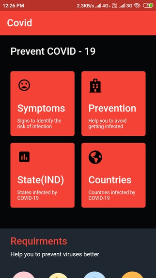 Covid Tracker – screenshot 3