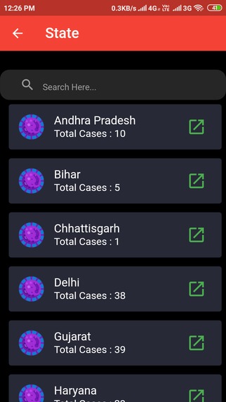Covid Tracker – screenshot 5