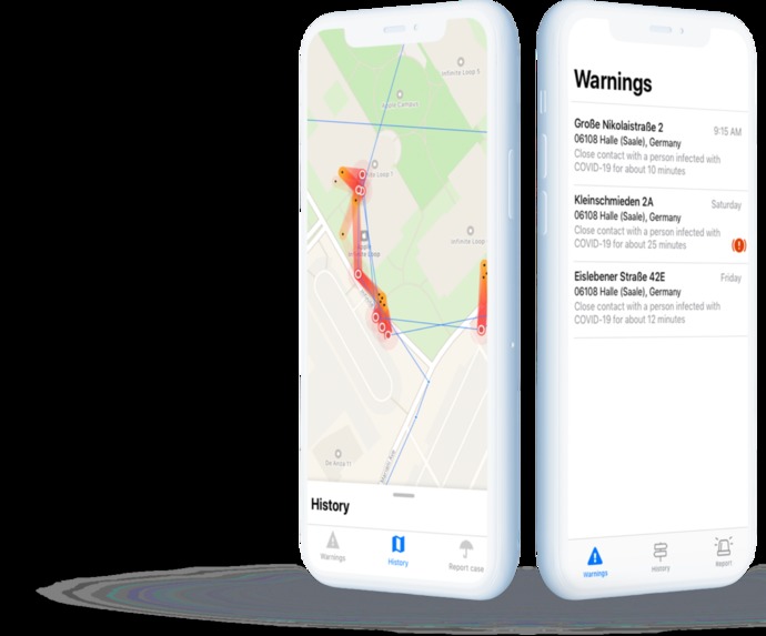 PANDOA corona virus tracking App – screenshot 3