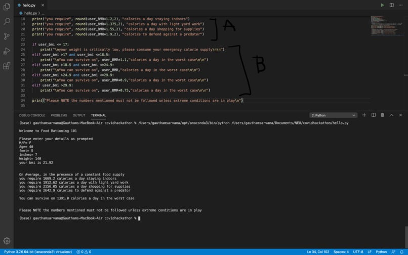 FoodRationer – screenshot 1