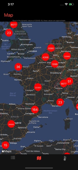 COVID-19 Data – screenshot 4
