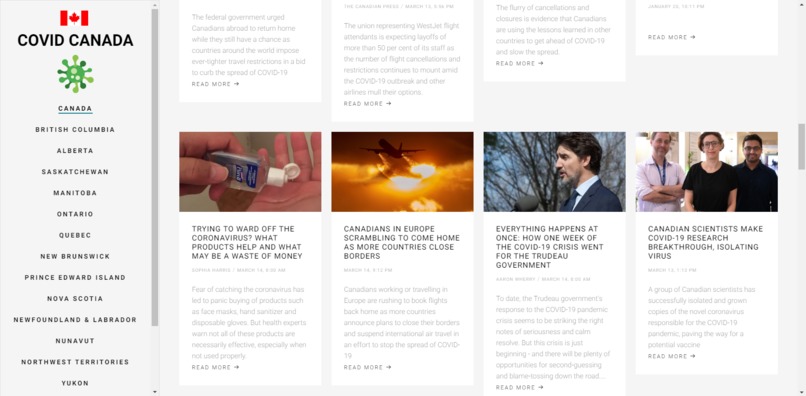 Covid Canada – screenshot 3