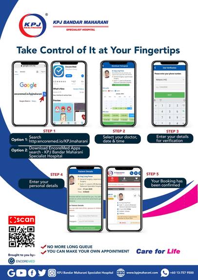 EncoreMed Hospital Advance Appointment & Smart Queue – screenshot 2