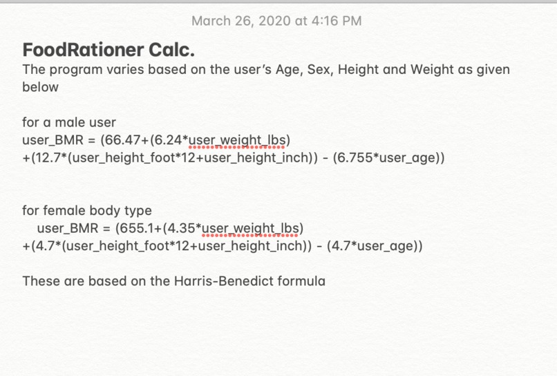 FoodRationer – screenshot 3