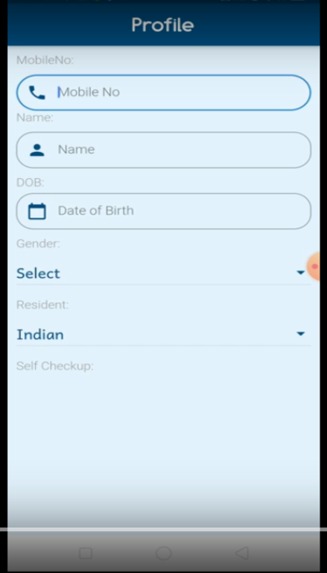 Self Quarantine App – screenshot 1