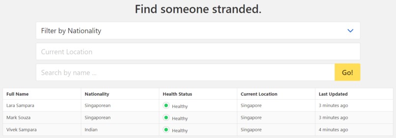StrandedHere.org – screenshot 3