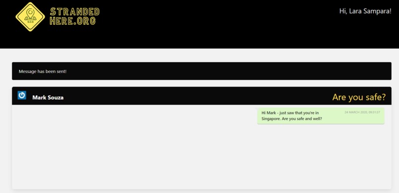 StrandedHere.org – screenshot 5
