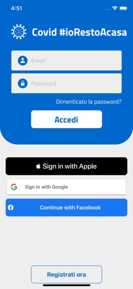 Covid #IoRestoACasa – screenshot 2