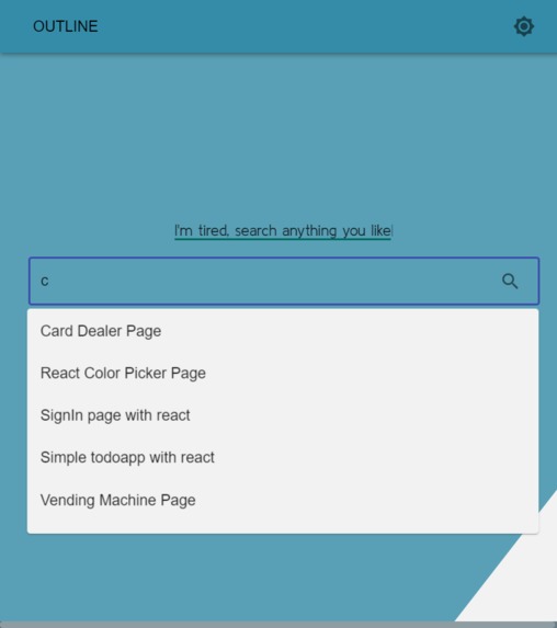 Outline – screenshot 3