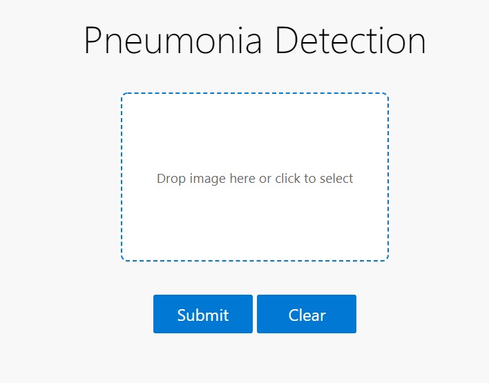Pneumonia Detection – screenshot 1