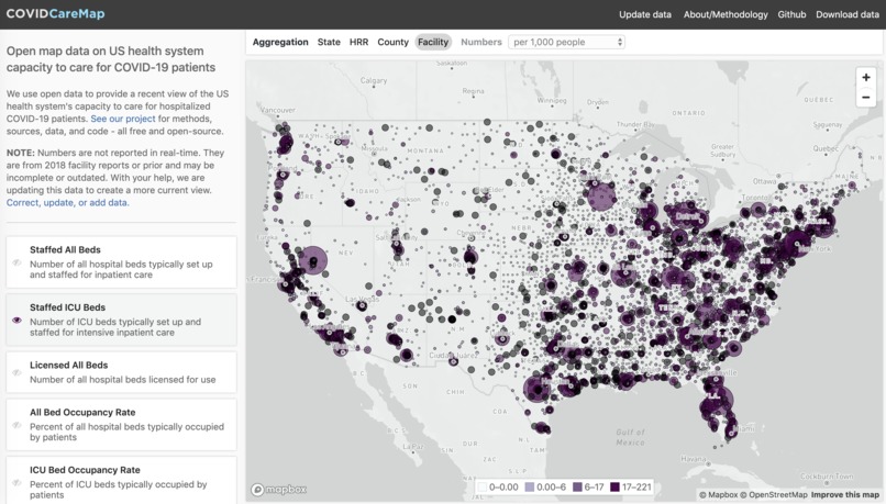 COVID Care Map – screenshot 1