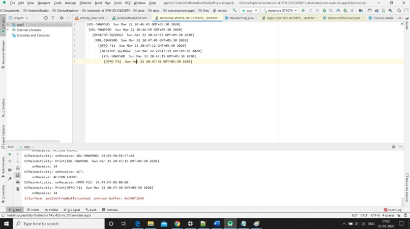 An application to trace community coronavirus transmission – screenshot 2
