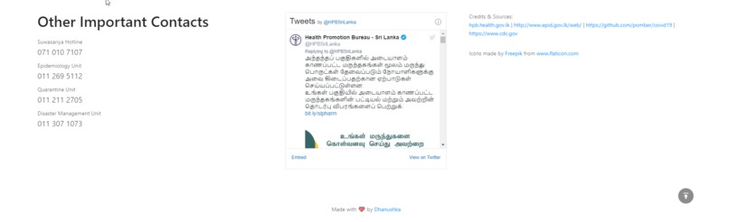 COVID-19 Sri Lanka Tracker – screenshot 2