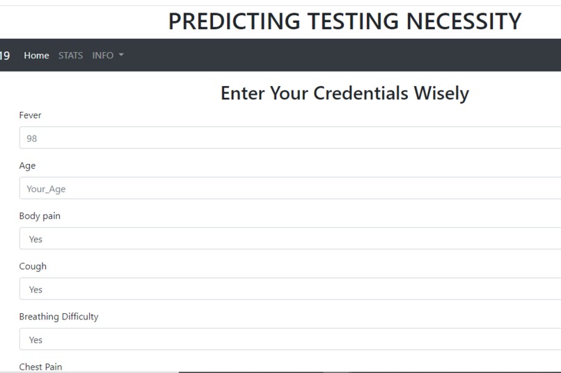 Predicting Laboratory Testing Necessity using ML. – screenshot 1