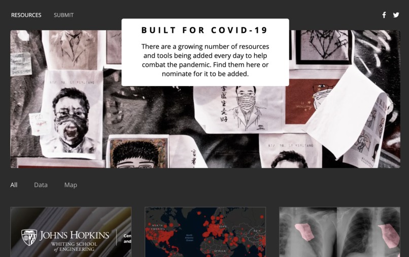 builtforcovid19 – screenshot 1