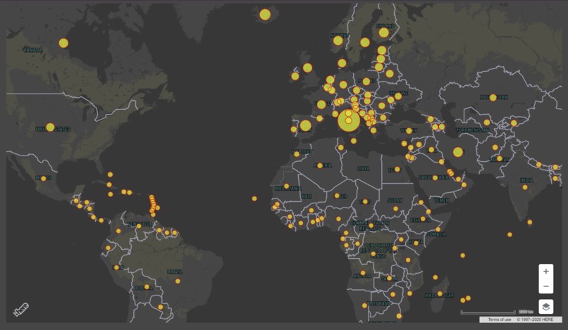 covid19Marker.github.io – screenshot 1