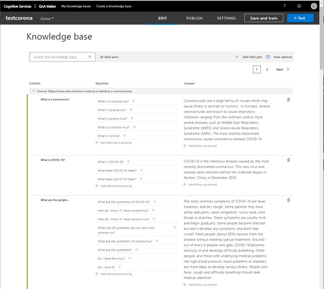 Virtual Assistant Solution Accelerator Scaling Bot Creation – screenshot 7
