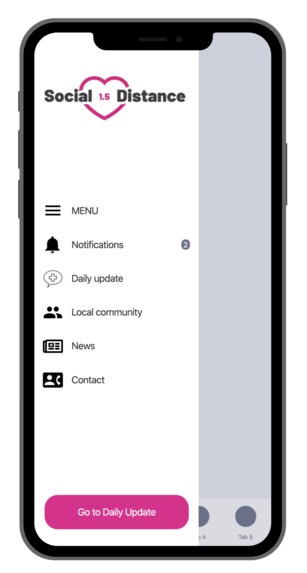Social Distance App  – screenshot 2