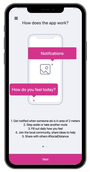 Social Distance App  – screenshot 4