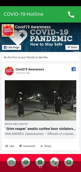 COVIDAWARE – screenshot 4