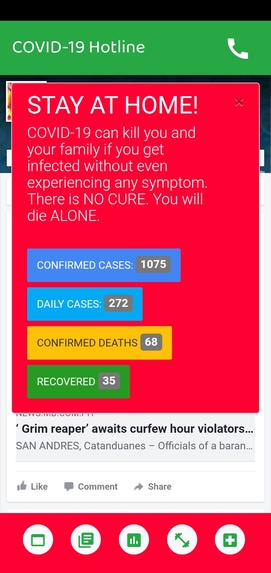 COVIDAWARE – screenshot 7