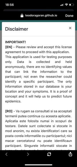 Health Alert – screenshot 2